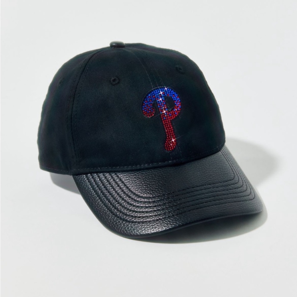 Black Phillies hat